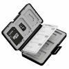 Picture of Elecom CMC-SDCPP12BK Memory Card Case, SD Case, Plastic, Holds 6 SD + 6 Micro SDs, Black