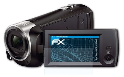 Picture of atFoliX Screen Protection Film compatible with Sony HDR-CX405 Screen Protector, ultra-clear FX Protective Film (3X)