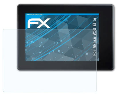 Picture of atFoliX Screen Protection Film suitable for Akaso V50 Elite, Screen Protector ultra-clear FX Protective Film (3X)