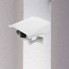 Picture of Gadpiparty Security Camera Rain Cover Plastic Outdoor Camera Sun Shield Protective Roof for Dome Outdoor Camera