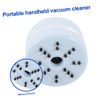 Picture of Uonlytech 2pcs Mini Vacuum Cleaner Handheld Vaccuum Table Vaccum Cleaner Portable USB Vacuum Cleaner USB Desktop Vacuum Cleaner Portable Mini Table Cute Mini Crumb Cleaner Plastic Car Brush