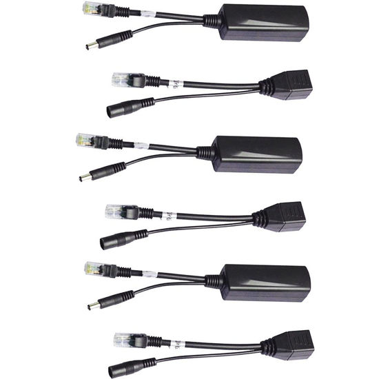 Picture of POE Kit,COOSO PoE Splitter Kit and Passive PoE Injector Compatible with Most Switches and HD Cameras.24V to 12V,3Pairs