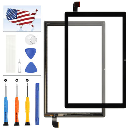 Picture of for BLU M10L Pro 2023 M0215UU Screen Replaceent 10.1 inch for BLU M10L Pro 2023 M0215UU Touch Screen Digitizer Front Glass Panel Repair Kit(Not Display LCD)