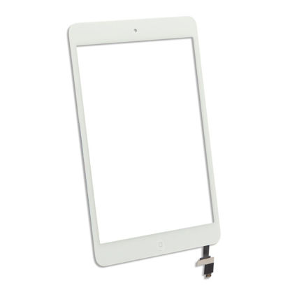 Picture of Digitizer Replacement for iPad Mini 1 A1432 A1454 A1455 iPad Mini 2 A1489 A1490 A1491, Touch Screen Repair Assemble with Home Button & IC Chip & Pre-Install Adhesive and Pry Toolkits