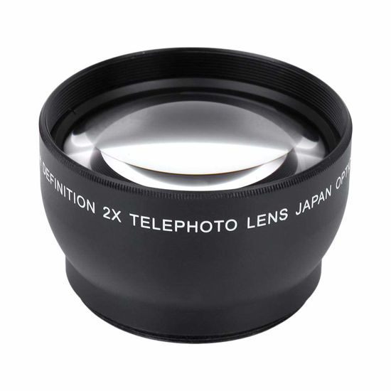 Picture of 52mm 2X Camera Lens, Magnification HD Converter Telephoto Lens for 52mm Mount Camera