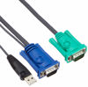 Picture of ATEN USB KVM Cable - SPHD15 to VGA & USB A 2L5202U, 6 Feet