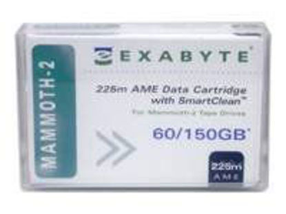 Picture of Exabyte Mammoth-2 225m AME 8mm Data Cartridge 60/150GB, Part # 00558