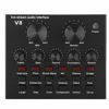 Picture of V8 Live Sound Card for Live Streaming, Voice Changer with 18 Kinds of Effects, Bluetooth Audio Mixer for Computer, Laptop, Phone Live Broadcast Voice Changing Card