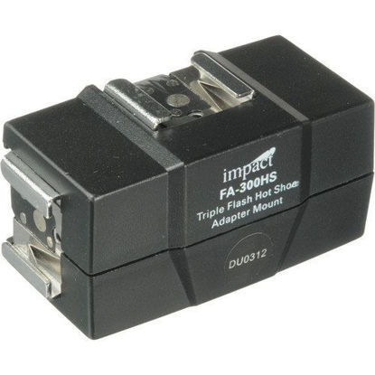 Picture of Impact FA-300HS Triple-Flash Hot Shoe Adapter Mount