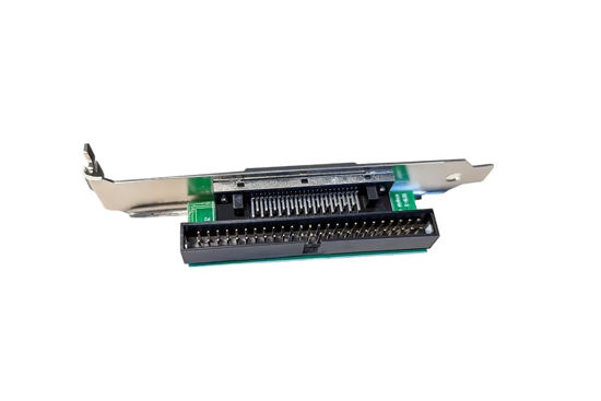Picture of CompuCablePlusUSA.com SCSI Computer Slot Adapter - Internal IDC 50 Male to External HPDB50 Female Bidirectional Adapter for Seamless Data Transfer