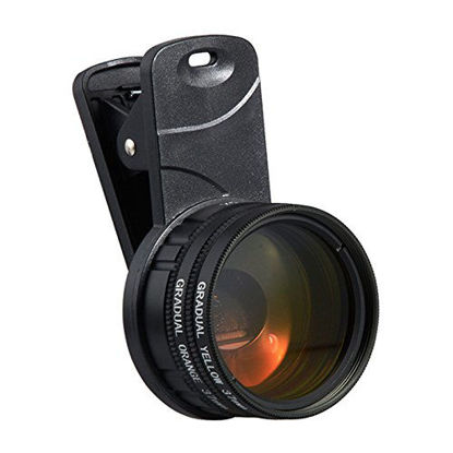 Picture of 1 Set Aquarium Fish Tank Coral Reef Lens Phone Camera Filters Lens + 1 Macro Lens Fish Aquatic Terrarium Accessories Supplies