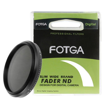 Picture of FOTGA Slim Fader Variable ND Filter Adjustable ND2 to ND400 49mm Neutral Density,Suitable for Canon EF 50mm f/1.8 STM Lens Sony FE 50mm F1.8
