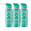 Picture of iDuster Disposable Compressed Gas Duster - 10oz Compressed Air Can, Computer and Keyboard Cleaner, 3 Packs