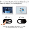 Picture of Security Privacy Camera Cover Compatible with Samsung Galaxy Tab A9/A9 Plus/A8/A7 10.4 (2020)/A7 Lite Tablets - Blocker Webcam Closure Black