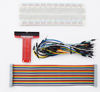 Picture of Adeept Raspberry Pi GPIO Breakout, T-Type GPIO Expansion Board +830 Points Solderless Breadboard+65pcs Jumper Cables +40pin Rainbow Ribbon Cable, Raspberry Pi GPIO Expansion Kit