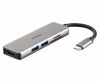 Picture of D-Link USB C Hub 5-in-1 with HDMI & SD & microSD Card Reader, 2 USB 3.0 Ports, 1 SD microSD Dual Card Reader, 1 HDMI 4K Port, MAC Windows Linux (DUB-M530-US)
