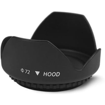 Picture of MOSTOS ; Brings Superior® || 72mm Camera Lens Hood || Lens Hood for Nikon NIKKOR Z 24-70mm f/4 S Lens, Compatible with Nikon Z6, Z7 and Other Lenses Having 72mm Filter Size