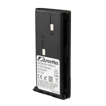 Picture of Arrowmax 7.2V 2200mAh Ni-MH Replacement Battery for Kenwood KNB-14 KNB-15 TK-260 TK-372 TK-3107 (AKCM0014-2200-D)