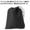 Picture of ハクバ Hakuba KCS-37L Camera Pouch, Soft Cushion Pouch, Large, Black, Camera Case, Drawstring Gadget Case, Inner Pouch, Digital Camera