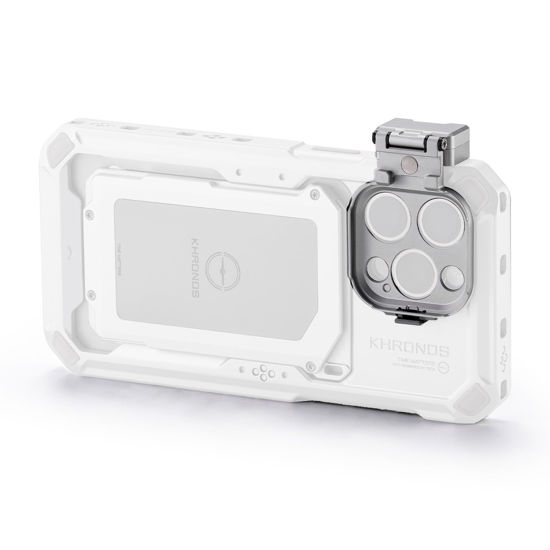 Picture of Tilta Khronos Quick Release Filter Tray Compatible with iPhone 15 Pro/Pro Max (Titanium White)
