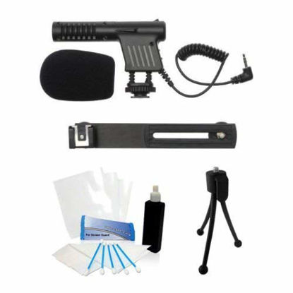 Picture of DSLR Digital Camera Mini Microphone for Canon PowerShot SX710 SX700 SX610 SX600 SX530 SX520 SX510 SX410 SX400 SX280 SX170 SX60 SX50 Point & Shoot Cameras