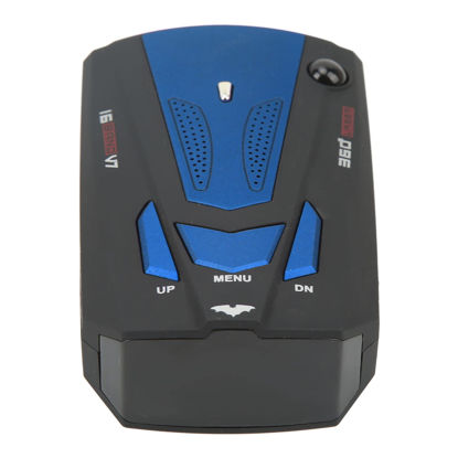 Picture of Car Radar Detector - Long Range Detection, 360 Degree Protection, City and Highway Modes, Voice Alerts, Built in GPS with Mute Memory(Blue)
