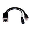 Picture of Tycon Systems POE-INJ-LED-S Passive POE Injector with Led Indicator Shielded - Black