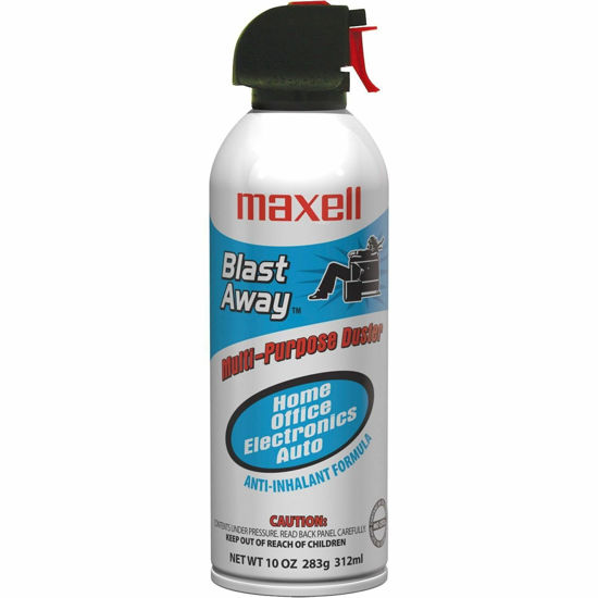 Picture of Maxell 190025 Canned Air, Nonflammable, 10 oz.