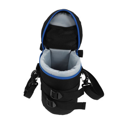 Picture of UKCOCO 1Pc lens bag lens pouch bag lens cases camera lens carrier camera lens waist bag camera lens case bag neoprene camera lens pouch camera lenses fanny pack shockproof Oxford cloth