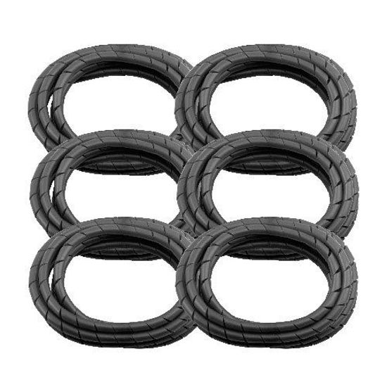 Picture of 6 Pack BarberMate Premium 8' Cord Cover Prevents Cord Tangling - Black