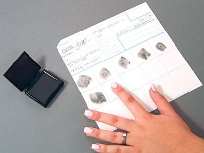 Picture of Fingerprint Cards - Standard FBI Applicant (50 Cards)