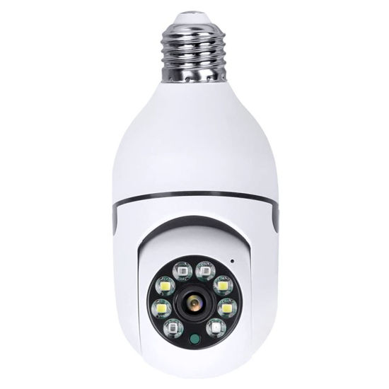 Picture of TUYA Home Dual-Band 2.4G&5G WiFi Wireless Light Bulb Security Camera Outdoor, 360° 1080P Smart Light Bulb Camera Security Camera, E27 Socket Lightbulb Camera, Panorac Camera CCTV Monitor,PTZ Bulb