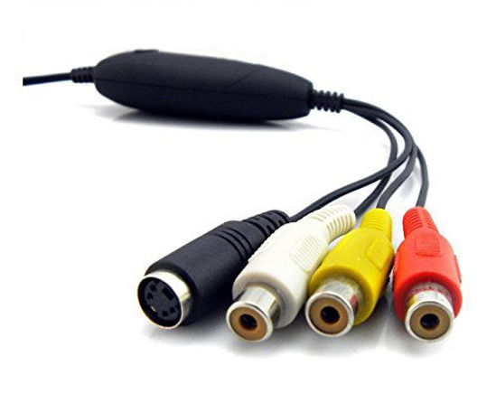 Picture of Ezcap 172 USB 2.0 Audio Video Capture Recorder Device VHS to DVD Maker Converter Adapter For VCR DVR VHS DVD TV Camcorder Game Box Videos to PC Work With Windows 10/8/7/Vista