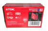 Picture of Tdk D60 3-pack Superior Normal Bias Cassette Tape Japan