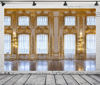 Picture of BELECO Luxurious Palace Backdrop Fabric 7x5ft European Palace Wall Royal Castle Golden Hall Catherine Palace Interior Ballroom Background Wedding Photography Portrait Photoshoot Studio Props