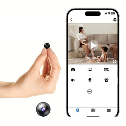 Picture of Wireless WiFi Security Camera Home Indoor Outdoor Camera House Cam 1080P Car Camaras Smart Home Camera Baby for Hous Home Office Outdoor Camera Mobile APP Remote Security Camera No Need WiFi Camera