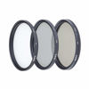 Picture of ProOptic 67mm Digital Essentials Filter Kit, with Ultra Violet (UV), Circular Polarizer and Neutral Density 2 (ND2) Filters, with Pouch