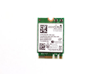 Picture of OEM Dell Intel Dual Band Wireless-AC 3160 Wifi & Bluetooth Card 0N2VFR N2VFR