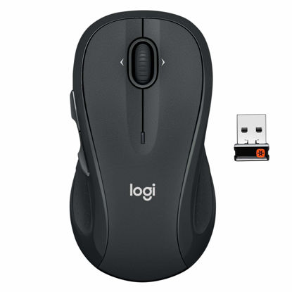 Picture of Logitech M510 Wireless Computer Mouse for PC with USB Unifying Receiver - Graphite (Renewed)