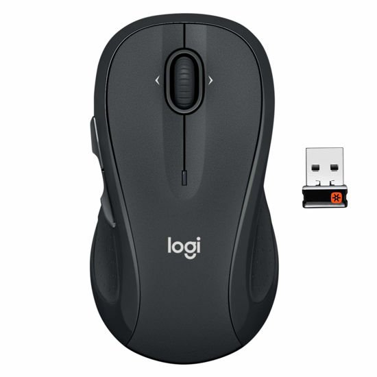 Picture of Logitech M510 Wireless Computer Mouse for PC with USB Unifying Receiver - Graphite (Renewed)