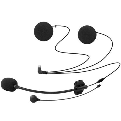 Picture of FreedConn Motorcycle Intercom Accessories Soft & Hard Earphone Mic for TCOM-SC TCOM-VB FDC-VB T-MAX Helmet Intercom (5 Pin)
