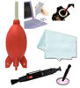 Picture of Giottos AA1903 Rocket Air Blaster Large-Red+VCC113 Micro-Fiber Cloth+Cleaning Lens Pen