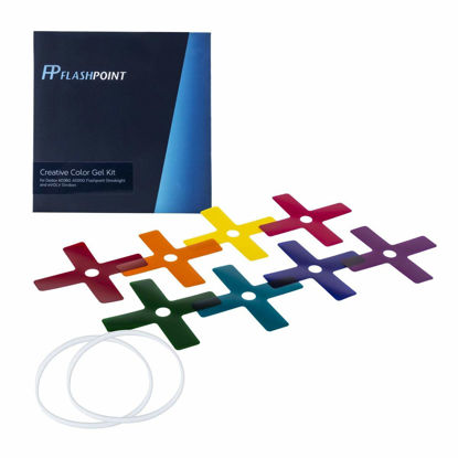 Picture of Flashpoint Creative Color Gel Kit Streaklight Compatible with Godox AD360, AD200 and eVOLV Strobes