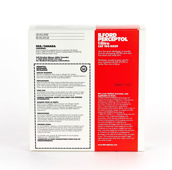 Picture of Ilford Perceptol Fine Grain Developer for Black &amp; White Film, 1 Liter