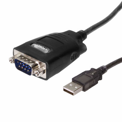 Picture of Coolgear 36in. USB to RS-232 Serial DB9 Adapter w/Prolific Chip (Pl-2303HX)