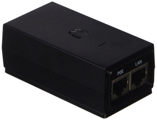 Picture of Ubiquiti PoE-24 Passive PoE Adapter EU, 24V 0.5A, grounding/ESD protection, 12W