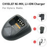Picture of CH10L07 BL1703 BL-2102 BL1801 NI-MH Li-ion Battery Desktop Charger for Hytera HYT TC-700 TC-780 TC-700U TC-780M Two Way Radio DC Adapter Charging Station