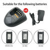 Picture of CH10L07 BL1703 BL-2102 BL1801 NI-MH Li-ion Battery Desktop Charger for Hytera HYT TC-700 TC-780 TC-700U TC-780M Two Way Radio DC Adapter Charging Station