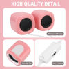 Picture of JiaLG USB Powered Computer Stereo Speakers Mini Portable Bookshelf Speakers with Subwoofer Pc Speakers for Desktop Laptop Computer ATV, Pink, 6.5 feet