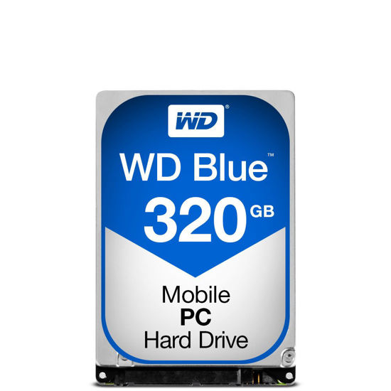 Picture of WD Blue 320GB Internal Hard Disk Drive - 5400 RPM Class SATA 6Gb/s 16MB Cache 2.5 Inch - WD3200LPCX
